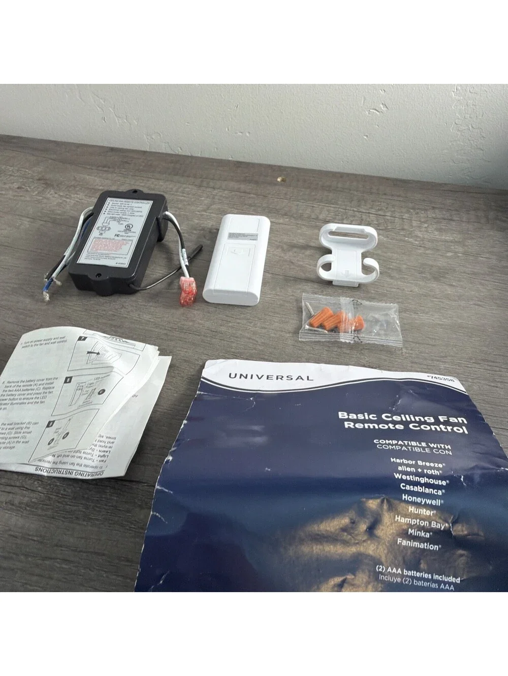 Harbor Breeze Ceiling Fan Universal Remote Control Smart Sync #0745358